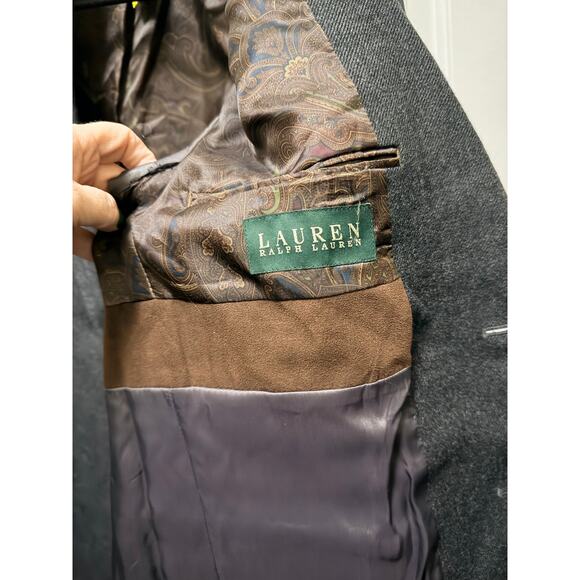 Lauren Ralph Lauren 100% Wool Blazer – Size 40R, Gray Tweed - Picture 6 of 11